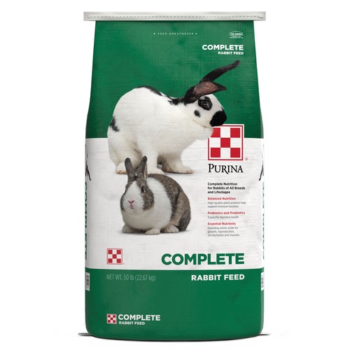 Purina complete rabbit feed - complete,