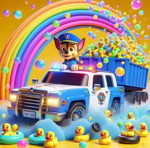 Paw patrol painting - patrol,