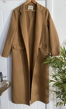 Topshop Camel Mixed Wool Midi