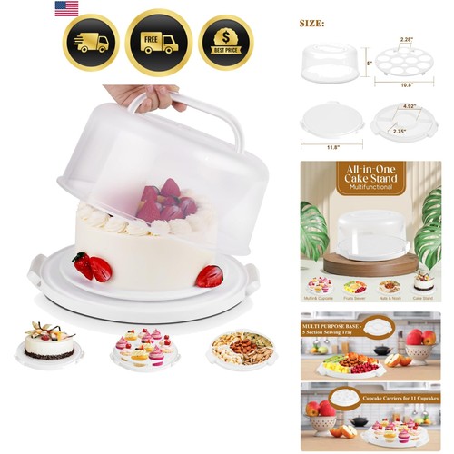 Cake carrier with lid - carrier,