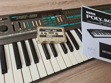 KORG POLY-800 PROGRAMMABLE POLYPHONIC SYNTHESISER (FULLY WORKING) + CASSETTE