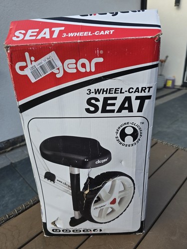 Clicgear wheel cart seat - cart,