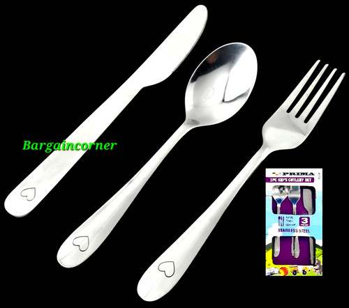 Kids cutlery set stainless - cutlery,