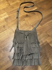 Zara Vintage Fringe Suede