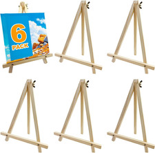6 Pack 9 Wood Tabletop Easels