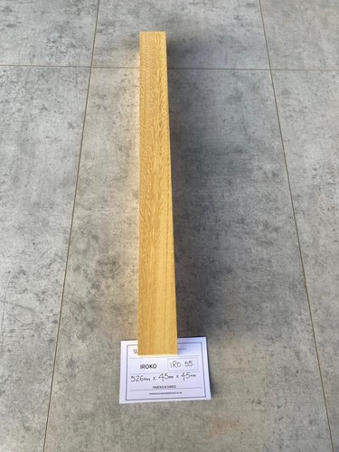 526x45x45mm iroko par - 526x45x45mm, solid