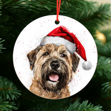 Wheaten Terrier Dog Christmas Bauble Secret Santa Gift Idea Christmas Tree Decor