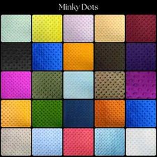 Minky Dot Fabric by the Yard -