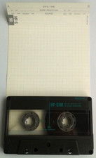 Audio Blank Recordable Cassette.  Ref  E1  SONY HF-S 90 Crystal Gamma..