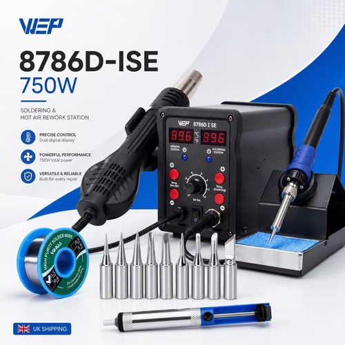 8786d digital soldering iron - digital,