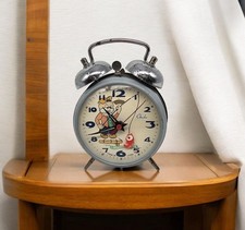 Alarm Clock Animated Hero Moving Fish Cat Fishing Retro Analogue Windup