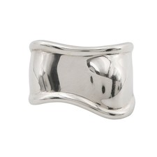 Tiffany & Co. Elsa Peretti Smallbone Cuff Bracelet, Medium, 925 Sterling Silver,