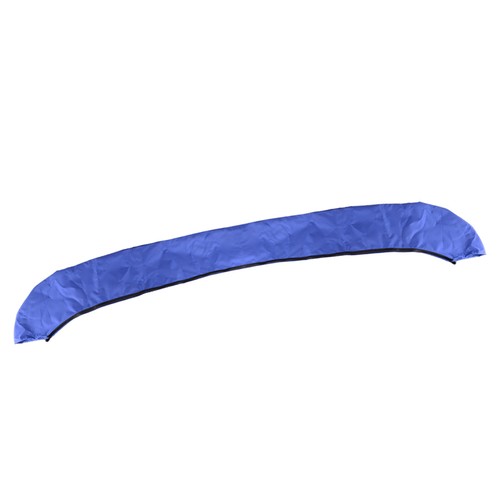 Blue bow boat - bimini, top