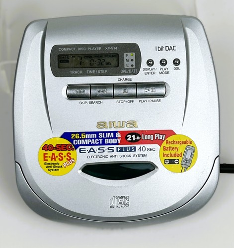 Aiwa v74 player walkman - xp-v74,