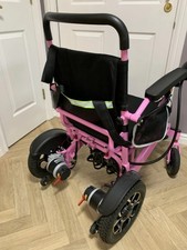 Electric Wheelchair - Foldable, Lightweight, With Wireless Remote Control.
