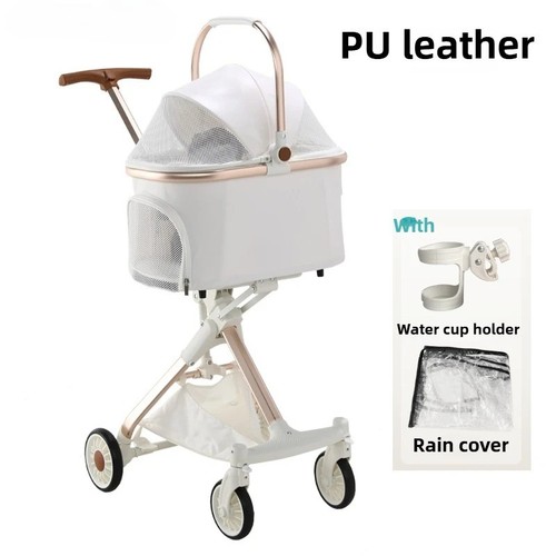Pet stroller dog cat pushchair - pet,