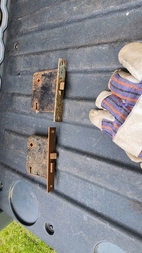 Vtg mortise locks 1 - 2,
