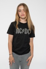 AC/DC Kids T Shirt Diamante