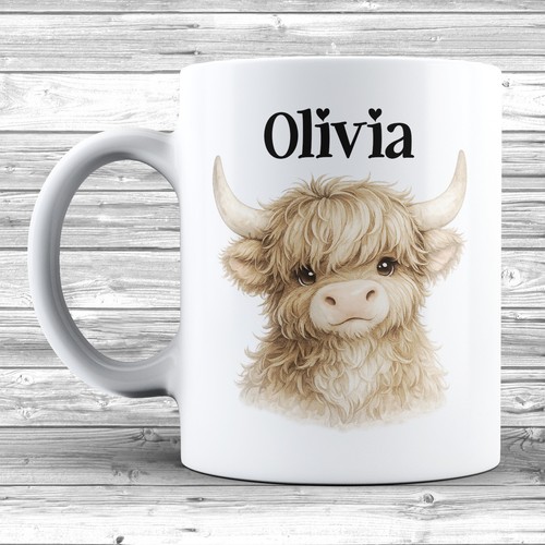 Personalised highland cow - personalised,