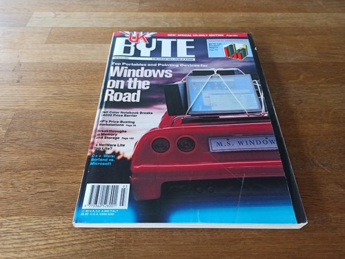 Byte computer magazine 1990 - magazine,