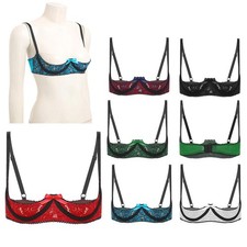 UK Womens Floral Lace Push-up