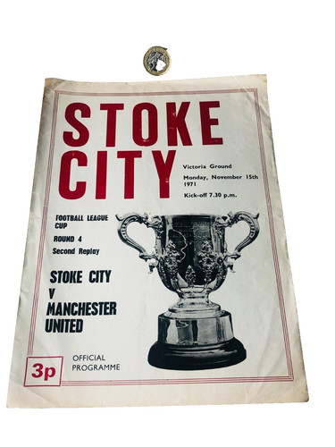 Football programme stoke - programme,