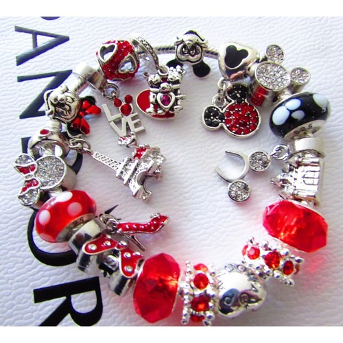 Pandora charm bracelet mickey - charm,
