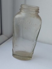 Vintage brylcreem glass - vintage, bottle