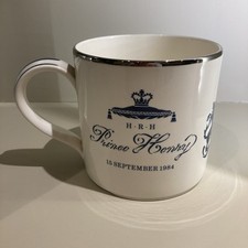 Wedgwood Richard Guyatt pint mug to mark Prince Harry’s birth. Limited edition.