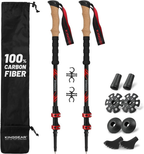 Carbon fiber trekking poles - trekking,