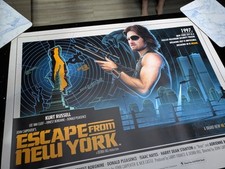 Escape From New York Art Print + "Steel-box" mini print - Vice Press - Rare