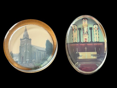 Vintage glass paperweights - 2, x