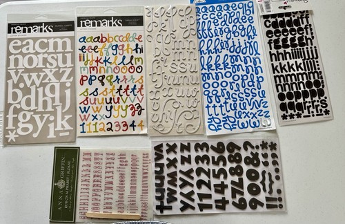 Papercraft letters numbers - letters/numbers-, 7