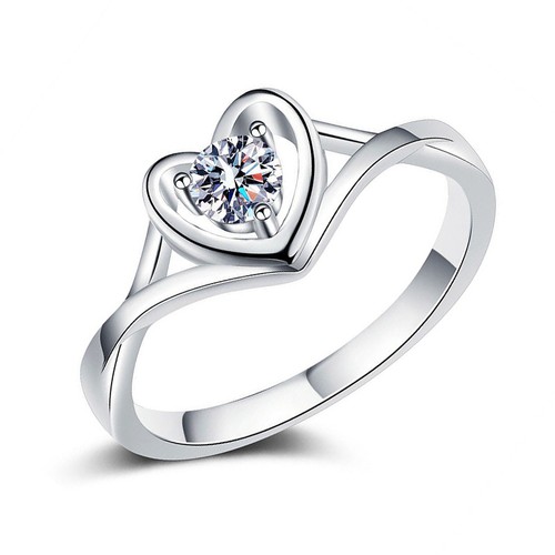 1ct round heart - heart, diamond