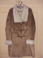ladies suede/sheepskin coat