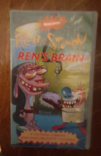 Ren stimpy brain vhs - stimpy, "ren's