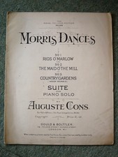Old Piano Sheet Music, Morris
