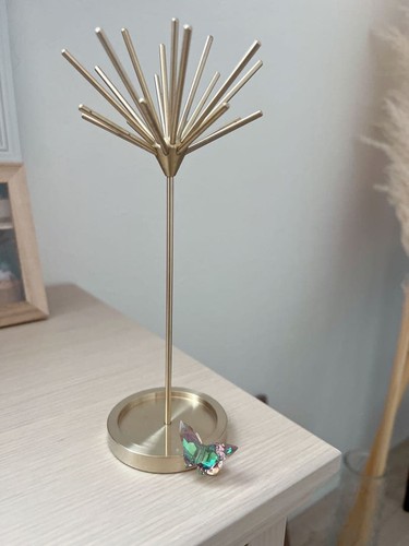 Swarovski gold stand butterfly