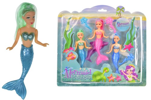 Mermaid doll set - doll, kandytoys