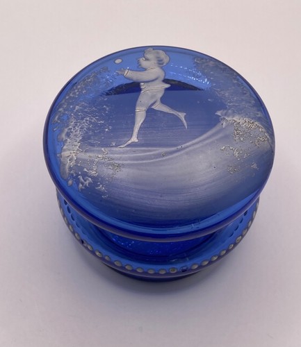 Mary gregory antique blue - gregory,