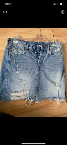 Denim skirt - denim,