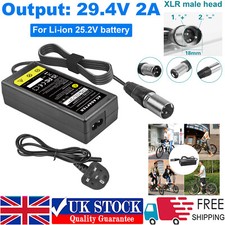 XLR MOBILITY SCOOTER WHEELCHAIR LI-ION BATTERY CHARGER FOR PRIDE KYMCO SHOPRIDER