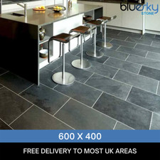 Black Slate Tiles Floor
