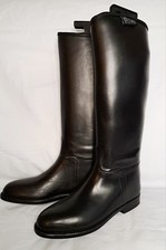 Shires Long Rubber Waterproof Riding Boots Black Size 3 (EU 35)