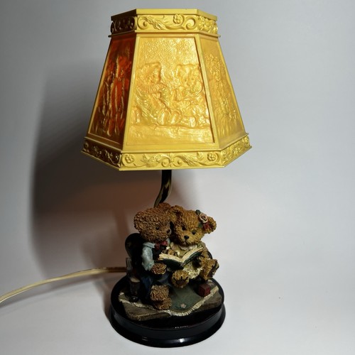 Vintage story bear table lamp - vintage,