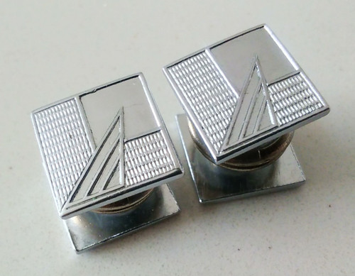 Art deco cufflinks - art, 2-part