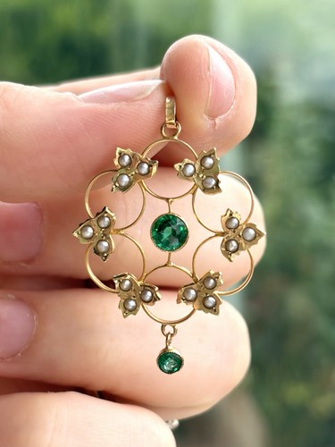Antique edwardian 15ct gold - 15ct,