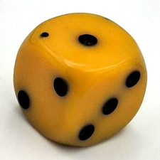 Vintage Amber Butterscotch Die