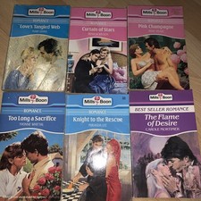Mills & Boon Romance Vintage Books X 6 Joblot Mixed Authors