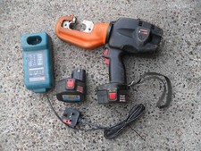 Cembre B55-KV, two speed battery hydraulic crimping tool + W style dies adaptor